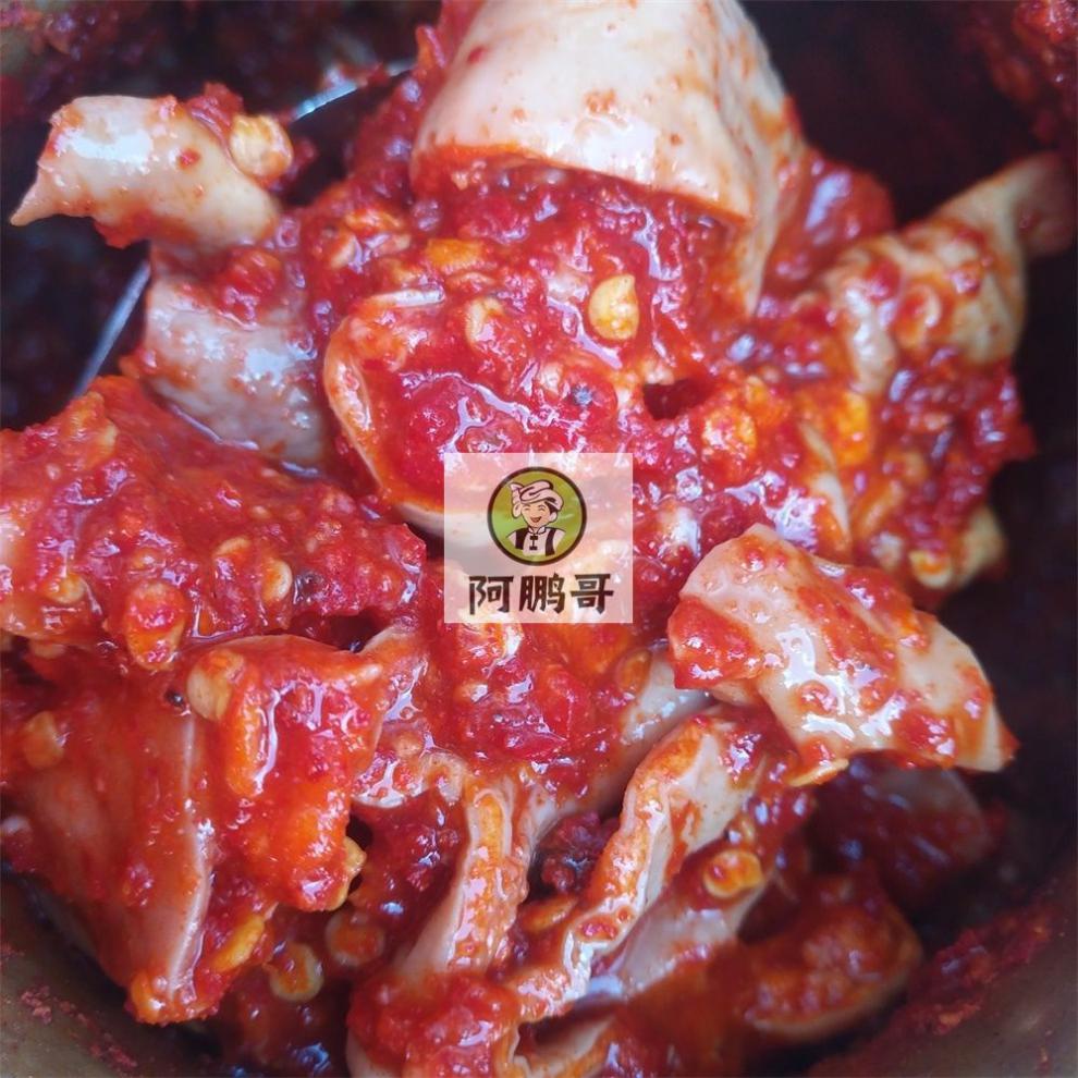 鹤庆猪肝炸500克1斤云南大理特产鹤庆猪肝杂炸渣麻辣农家自制腌生500