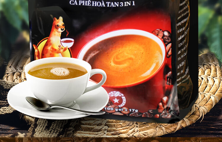 新品越南saigon西贡猫屎咖啡味条装原装进口三合一速溶咖啡1700克咖啡