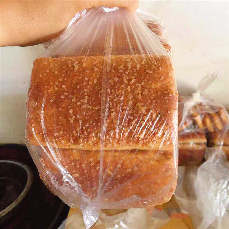 安丰古镇特产软脆饼软饼苏北零食东台脆饼传统糕点老式农村自制10个