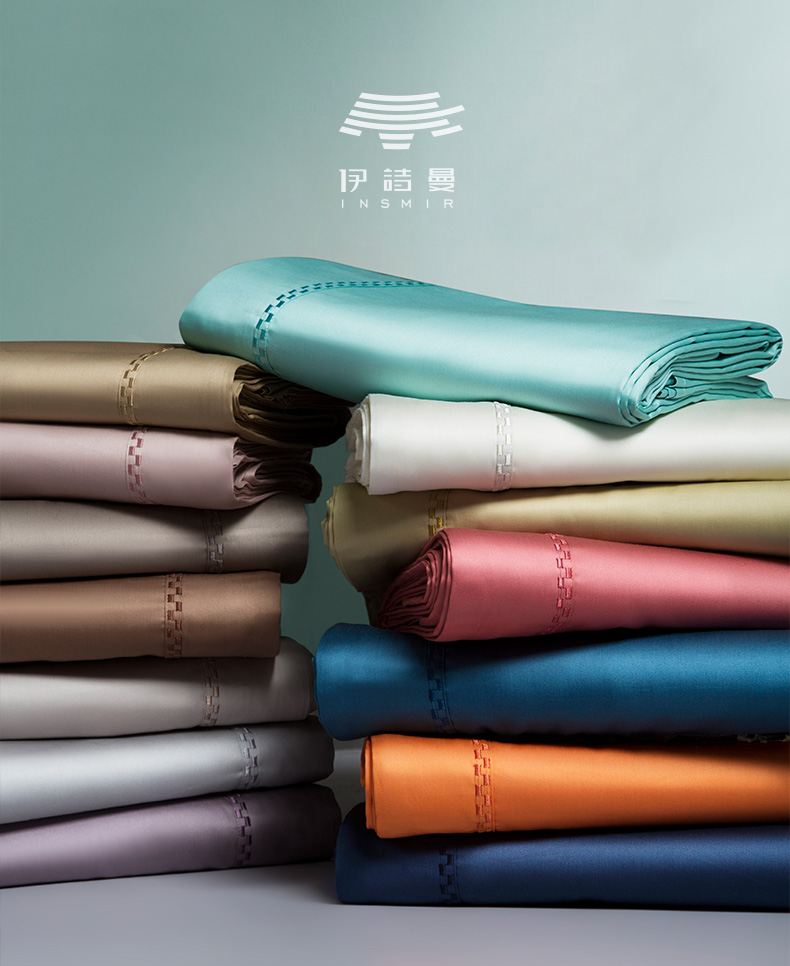 南极人全棉床单单件新疆长绒棉60支全棉贡缎裸睡床单单件纯色单人15m