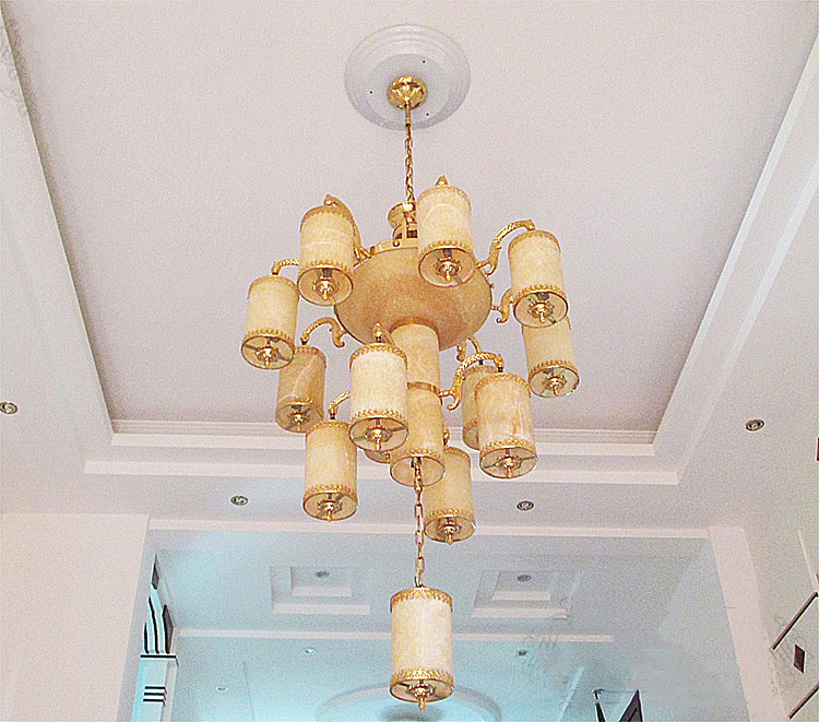 客厅遥控吊灯升降器150250电动水晶灯具升降器别墅吊灯升降机承重50