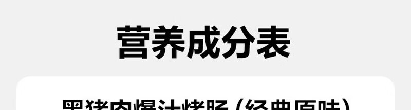 网易严选【网易严选烤肠】黑猪肉0添加爆汁火山石烤肠无淀粉脆皮香肠热狗 【32根】原味*2+黑胡椒味*2