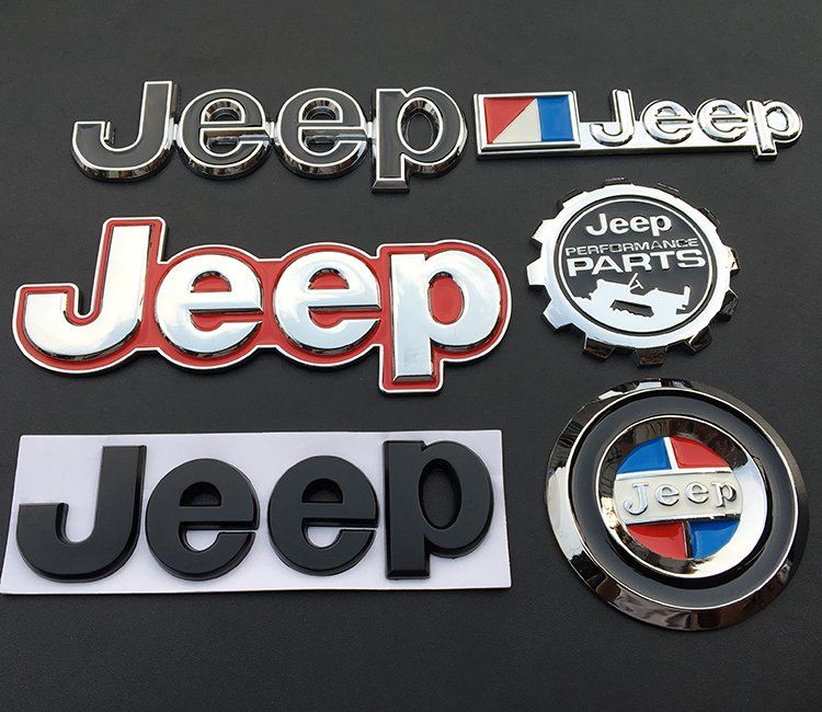于吉普jeep车贴牧马人大切诺基指南者自由客金属前后车标车身尾标志