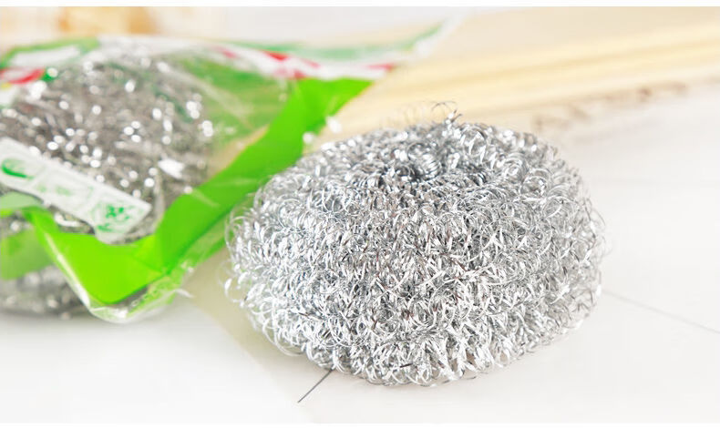 钢丝球清洁球不锈钢洗锅钢丝球厨房去油污刷锅洗碗清洁用品6个装6个装