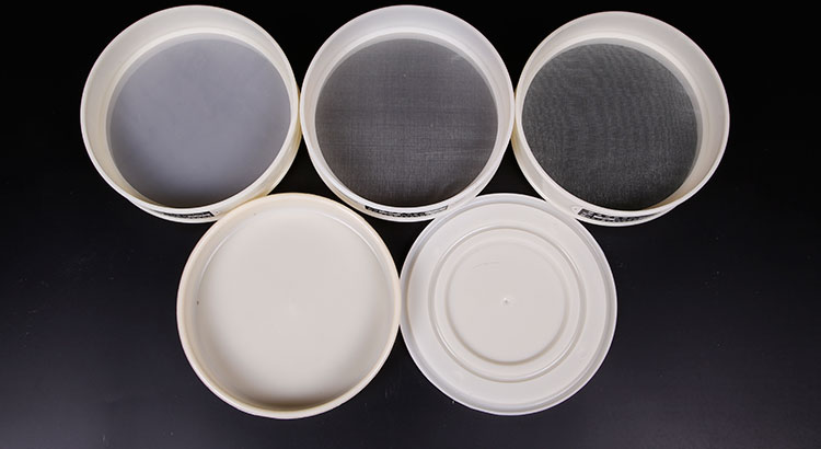 直径20cm塑料尼龙筛标准筛实验室分样筛面粉筛过滤网筛子筛网50目