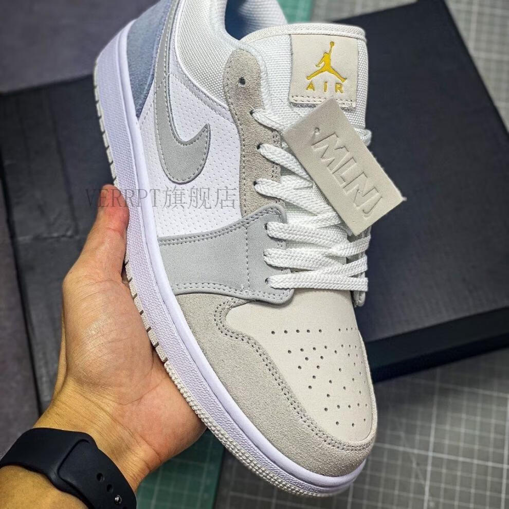 旗舰店】小巴黎 浅灰 白灰low paris情侣鞋休闲鞋男女低帮板鞋nike