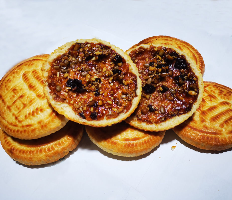 【顺丰发货】乡宁空心月饼山西临汾中秋特产白糖红糖芝麻五仁馅 五仁