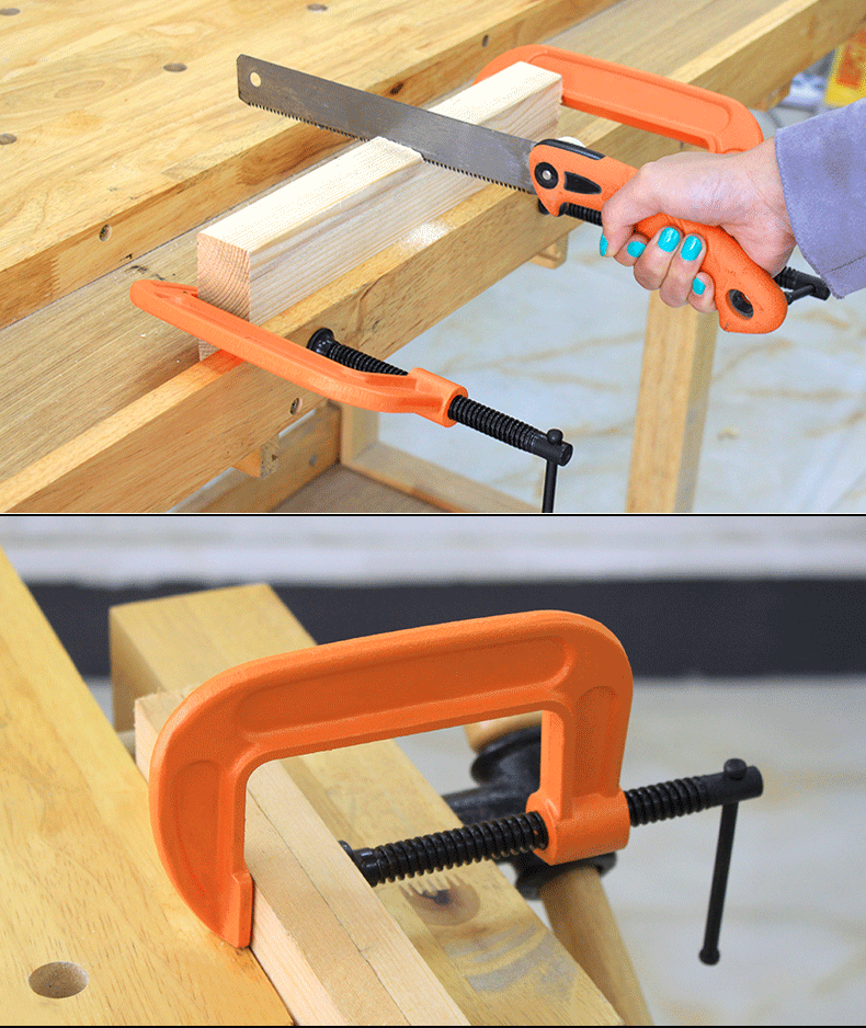 g字夹木工夹子加厚型固定器夹具g型固定夹工具重型夹紧器强力c/d 50x