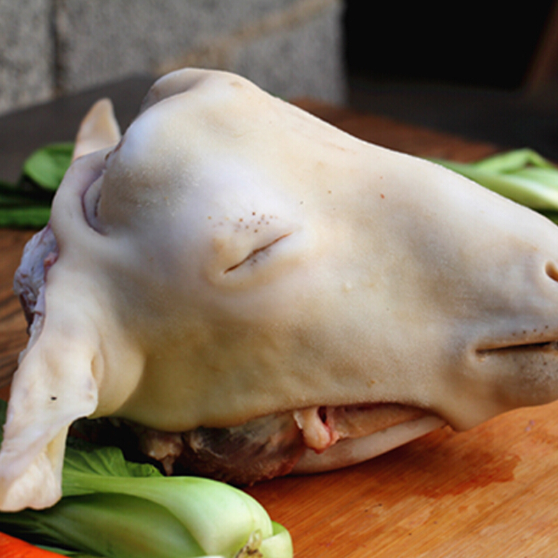 新鲜羊头肉约6斤装羊头肉草原羊羔羊头肉6斤