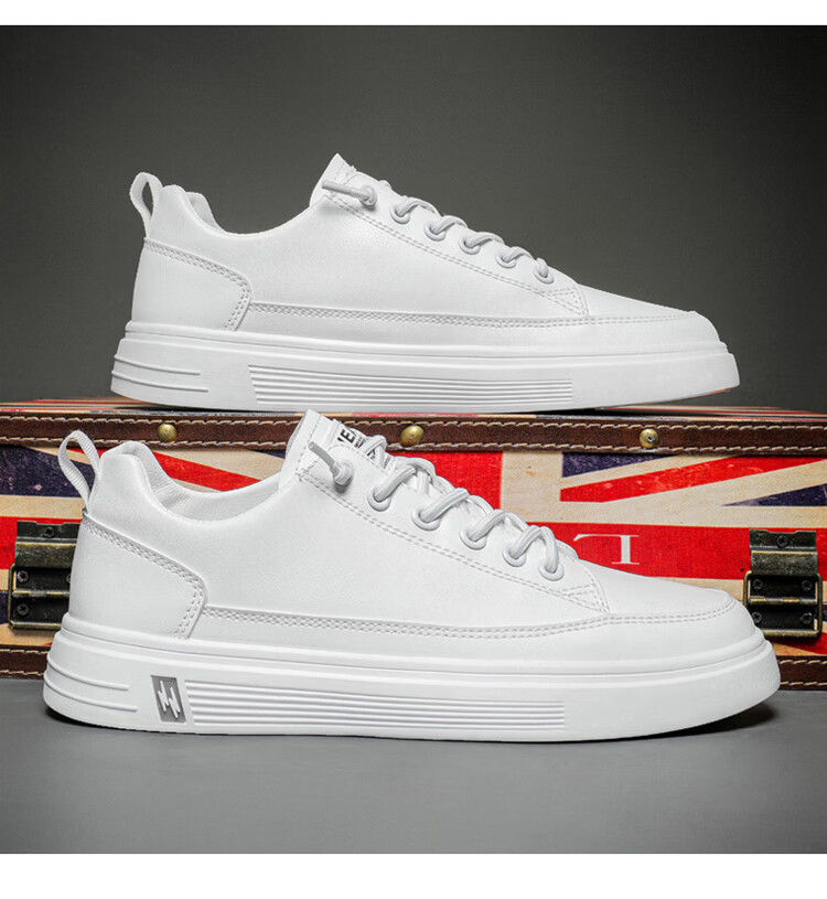 【官方旗舰】吉普(jeep)男鞋休闲鞋男小白鞋男男款白鞋新款潮流百搭