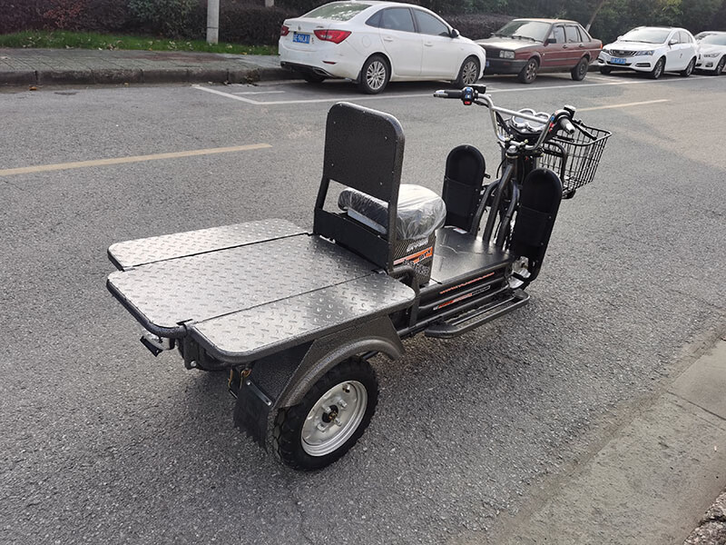 21年载重王电动三轮车大力神载货快餐拉客快递爬坡王家用送货车升级