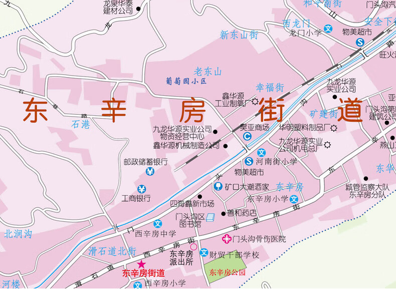 門頭溝區交通旅遊圖北京郊區縣交通旅遊地圖系列全景圖北京門頭溝旅遊