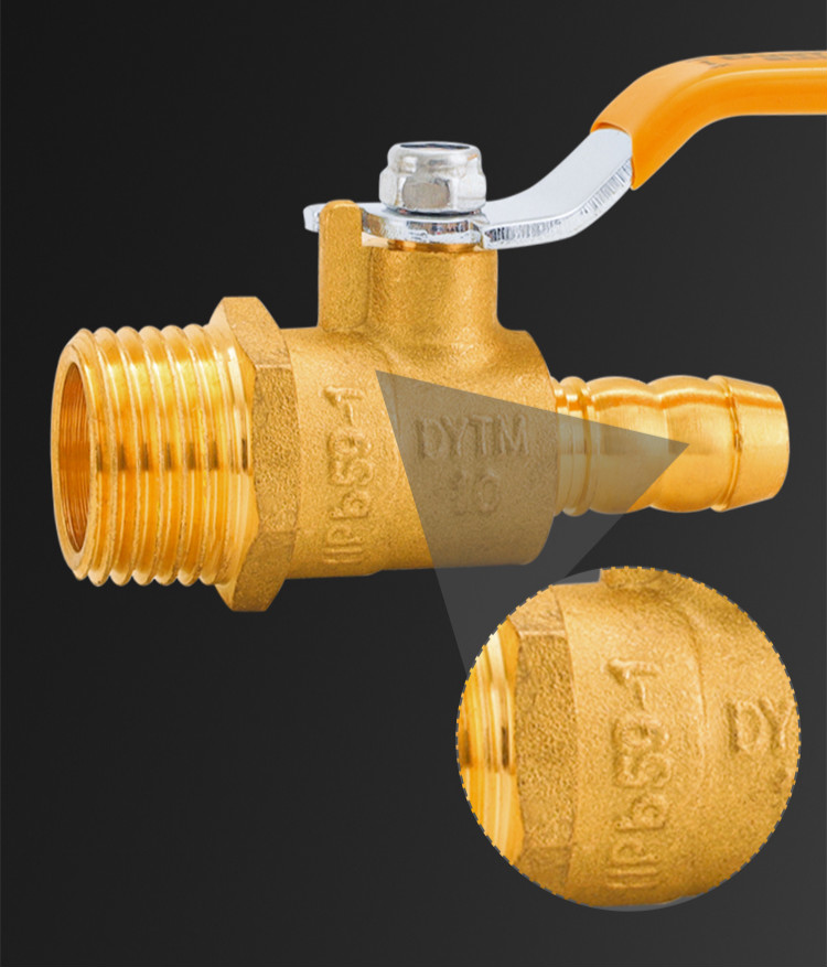 燃气阀门煤气阀天然气三通4分全铜球阀四分自来水开关内外丝角阀4分碟