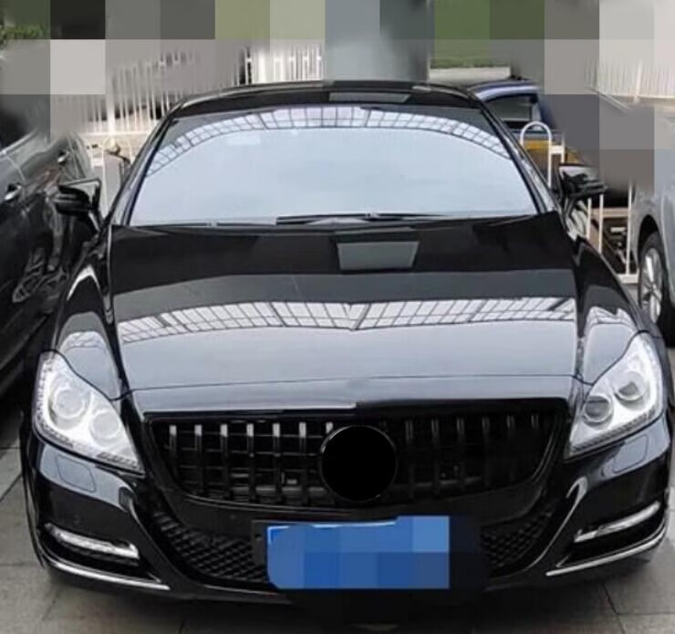适用于奔驰w219w218w257cls350cls500cls55cls320改装满天星gt中网 04