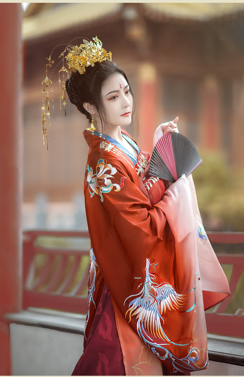 如梦霓裳汉服女大袖衫[胡云谣]重工绣花敦煌元素传统中国风原创春季