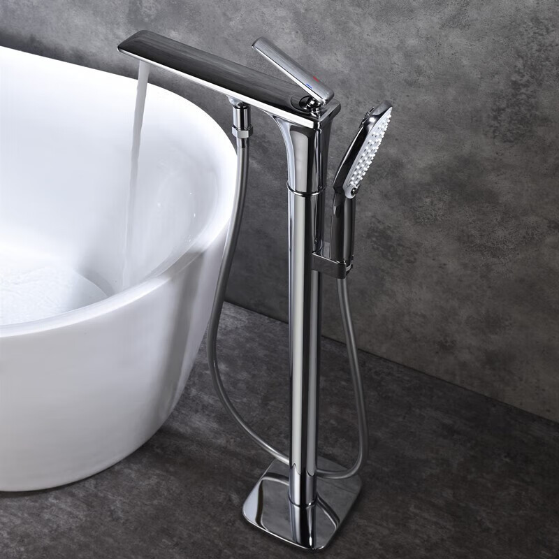 科勒(kohler) 定制科勒全铜金色冷热水落地式浴缸龙头淋浴花洒缸边式