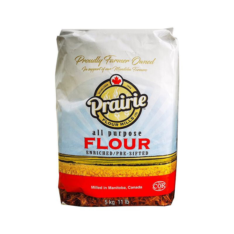 大草原面粉好吃到爆加拿大原装无任何烘焙高筋多用途面粉25kg分装