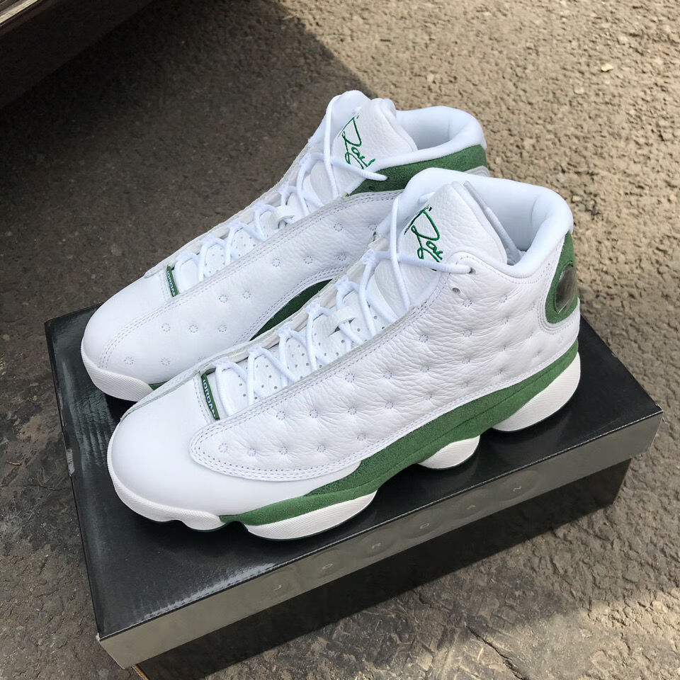 【官方自营旗舰店】运动鞋air jordan 13 雷阿伦 13白绿 雷阿伦配色