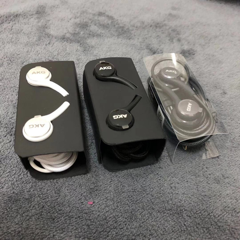 三星s8原装耳机s9note8s8s10入耳式线控重低音akg耳机s10越南版黑官方