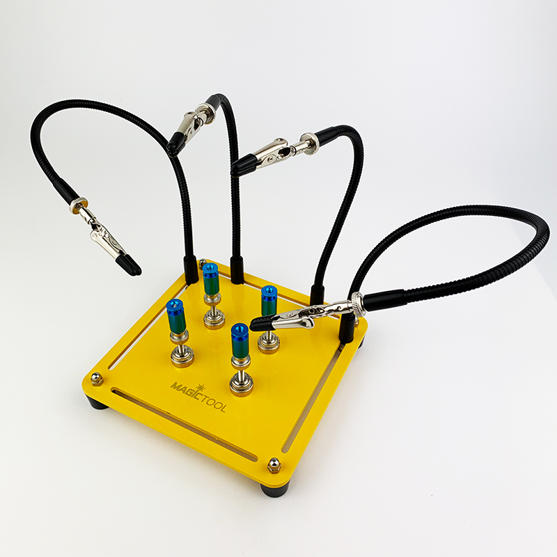 全金属万向焊台辅助夹具电烙铁焊接焊锡支架手机主板电子维修工具升级