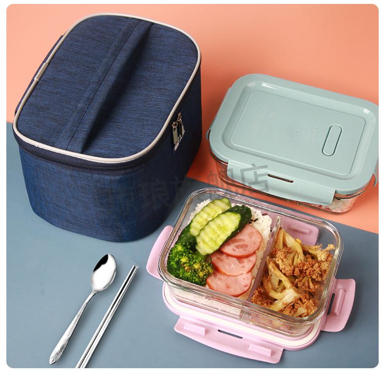 餐包小学生 超大保温袋子饭盒手提包便当带饭铝箔加厚防水饭盒袋午餐