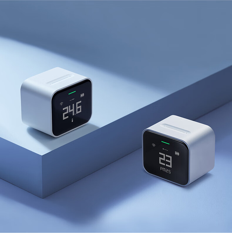 青萍雾霾检测仪空气检测仪pm25气体质量便携式传感器homekit白色