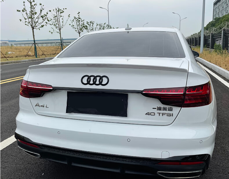 适用于17-22款奥迪a4l尾翼改装a4升级原厂款尾翼s4款免打孔定风翼顶翼