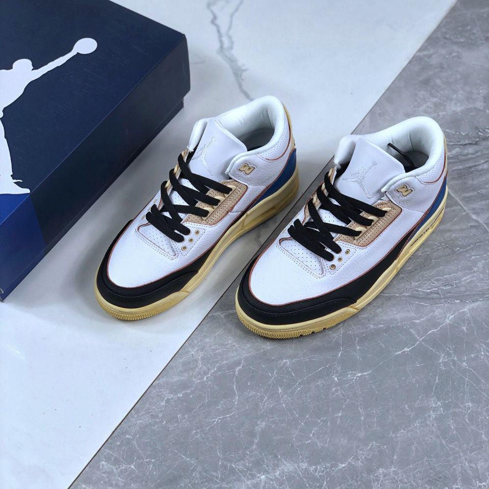 aj3藤原浩闪电联名中帮气垫运动鞋男女实战篮球鞋休闲潮鞋da359510036