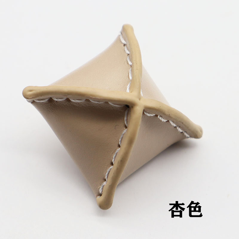 四角纽扣异形男女风衣皮衣大衣皮扣皮草外套方形粽子扣子奶白一粒装