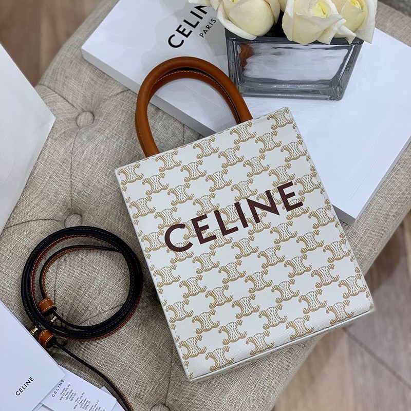 瑟琳celine女士迷你标志印花竖款手袋手提包预售情人节生日礼物老花17