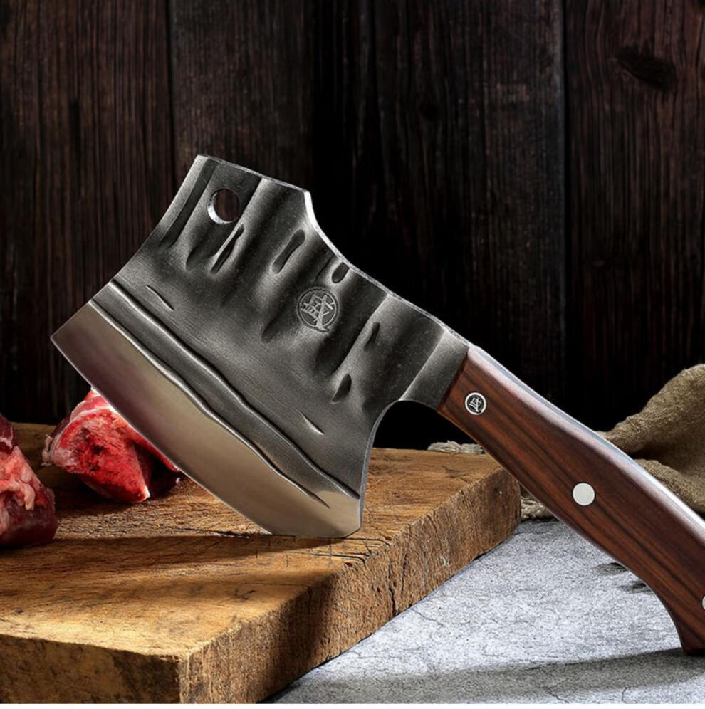 骨刀斩骨刀牛骨屠夫剁大骨头刀斩骨斧专用刀商用重型大坎刀 白色 60