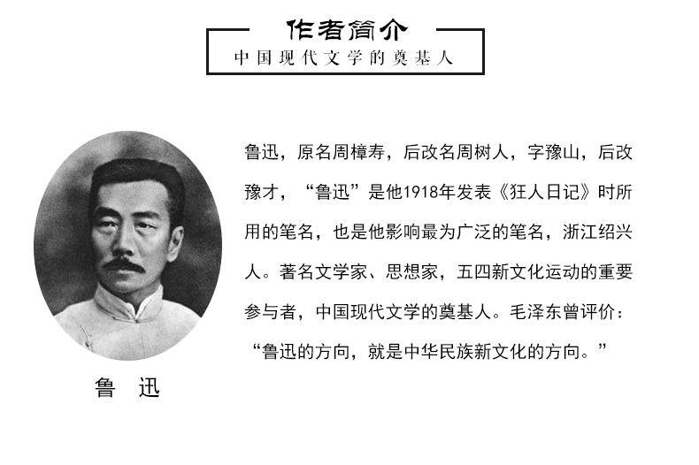 《鲁迅作品集全六册 鲁迅小说文集 经典作品杂文散文诗歌全集 鲁迅