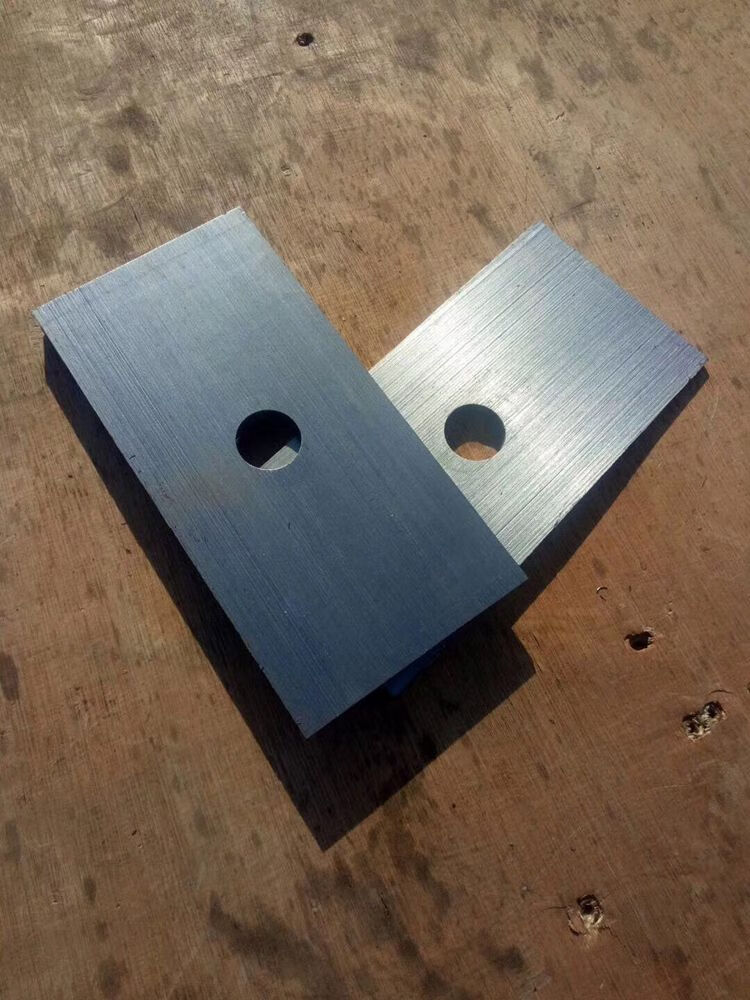 洛荻黛斜垫铁q235钢制斜铁塞铁厚薄铁平垫铁调整斜铁楔铁平垫铁 其他