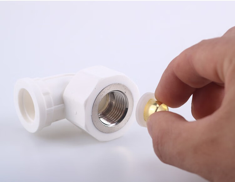 免生料带胶垫四分接口内丝扣堵密封防漏水硅胶垫片铜芯冷热水免生料带