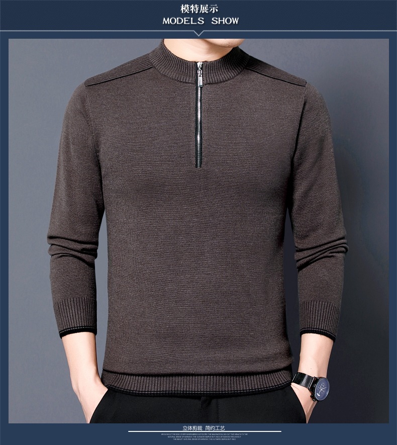 年货降价· polo 皇家保罗 2021羊绒衫冬季新款男装中年毛衣半高领