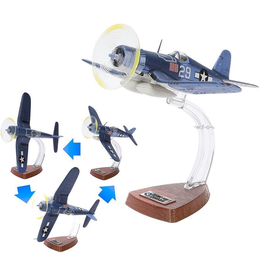 f4u海盜模型戰鬥機 fov 1:72 二戰美軍f4u-1海盜戰鬥機合金成品模型