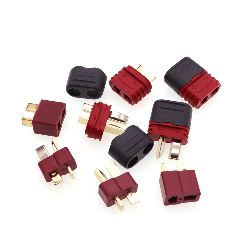 t型插头对接插座 t形电源连接器 公母一对 公头 母头接插件线 t型插头