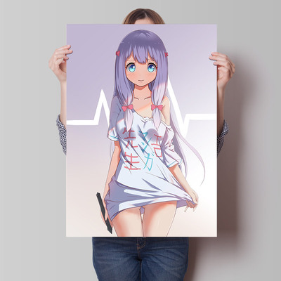 埃罗芒阿老师动漫海报周边二次元和泉纱雾壁纸宿舍卧室超大墙贴纸