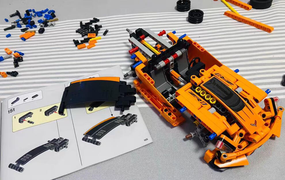 布加迪威龙 42083 机械组系列跑车同款成人高难度儿童玩具大型拼插rsr