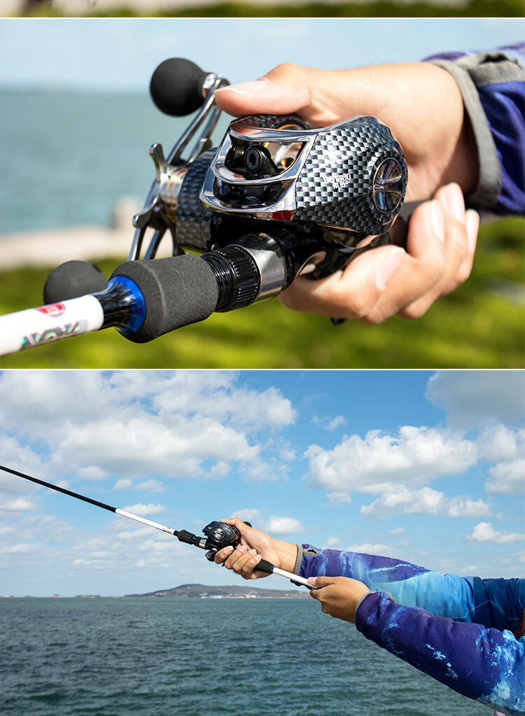 水滴轮全金属远投防炸线磁力刹车超轻打黑微物路亚筏钓鱼线轮右手碳纤