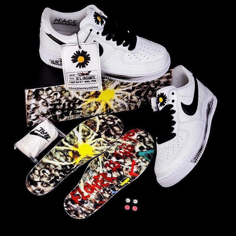 af1空军一号权志龙联名同款小雏菊刮刮乐2.