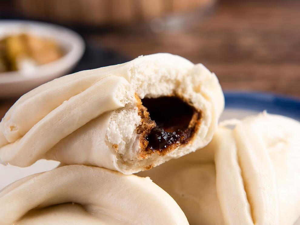 小东北糖三角老式红糖馅包子馒头速冻半成品加热即食早餐批发800g 小