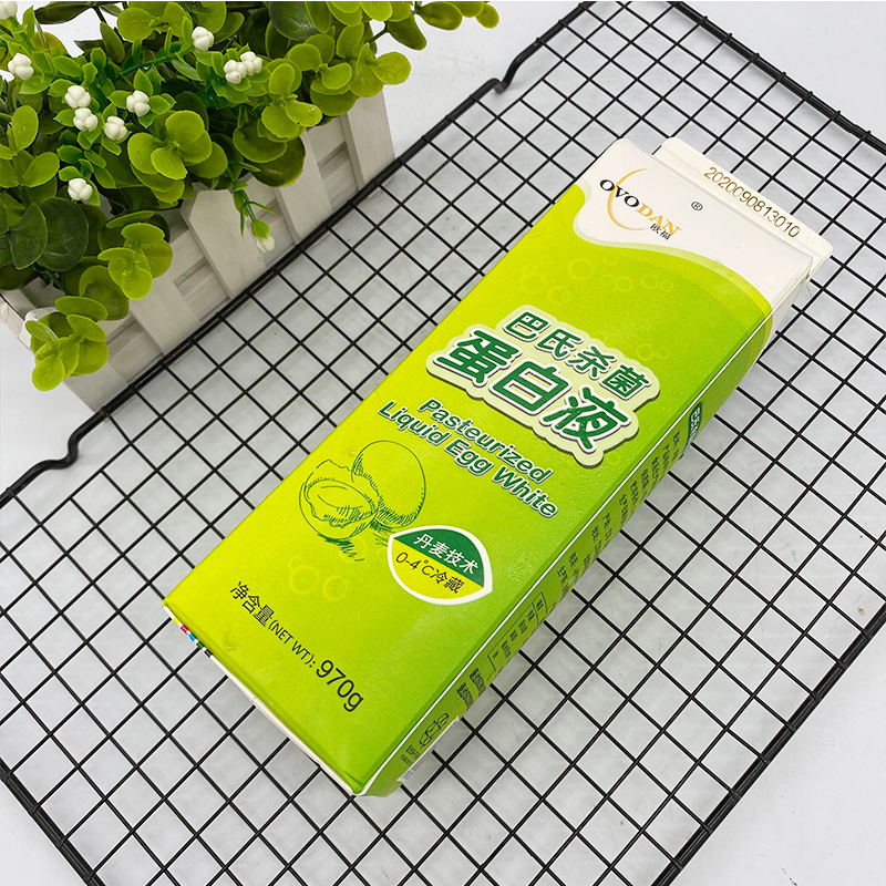 欧福蛋白液970g新鲜鸡蛋清液健身调酒烘焙用巴氏