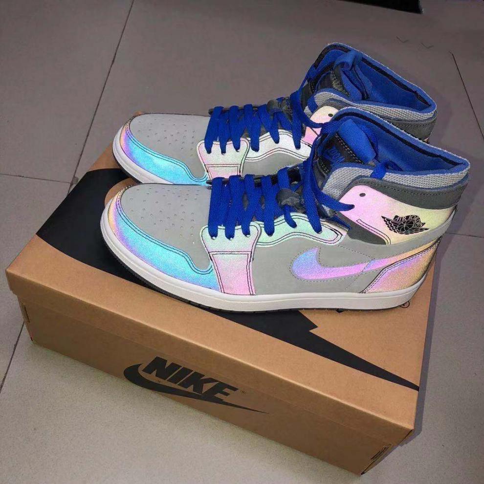 莆田纯原aj高品质aj电玩像素夜光反光男女鞋王一博同款lpl联名高帮鞋