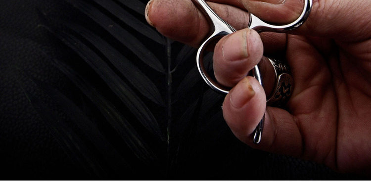 火东理发剪刀美发修饰翘6寸综合弧刃徒手长剪大切口干湿两用6.