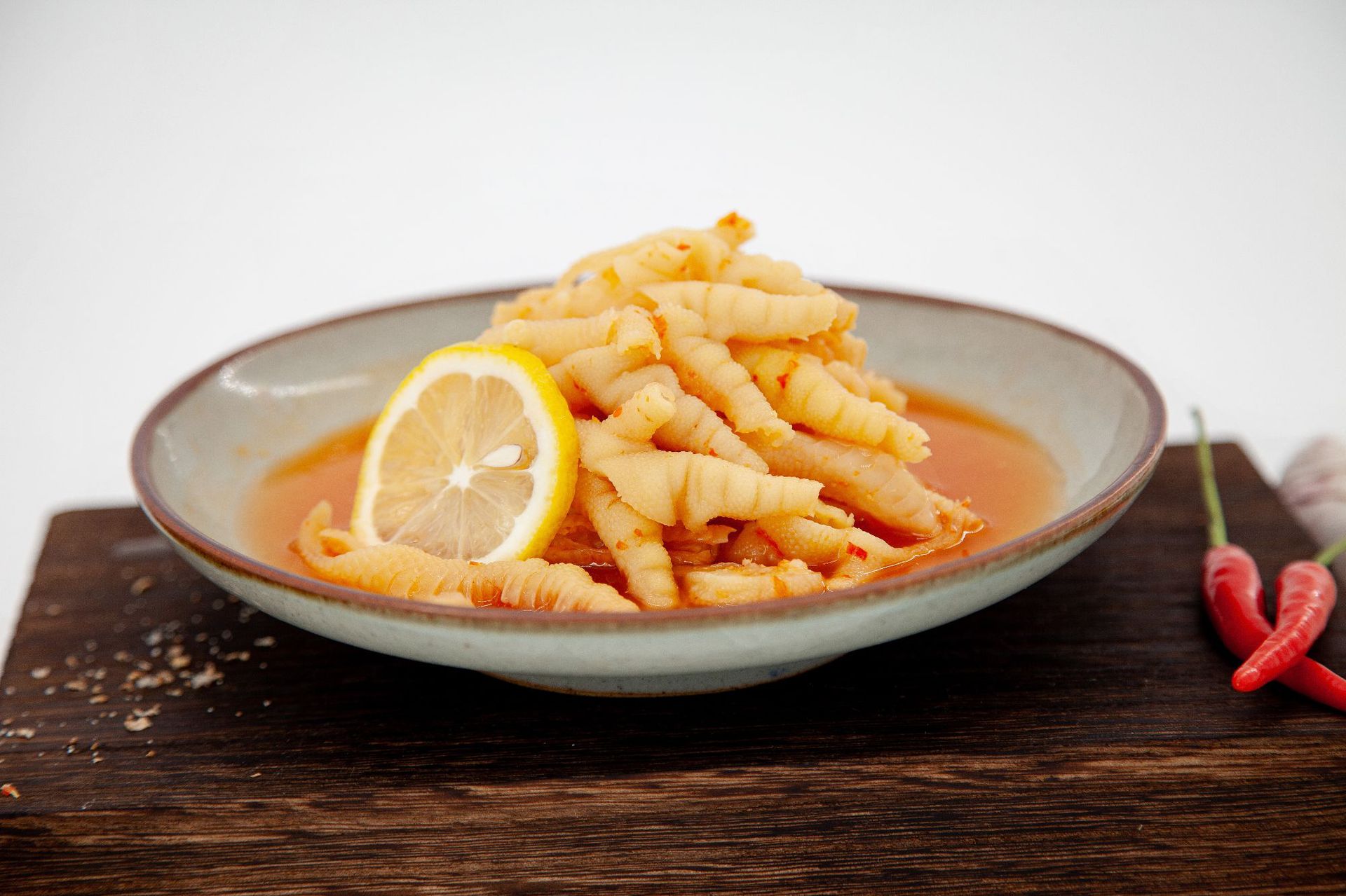 宴上臻酸辣柠檬鸡爪去骨鸡爪劲脆老鸡爪蒜香鸡爪麻辣鸡爪盒装200g 劲