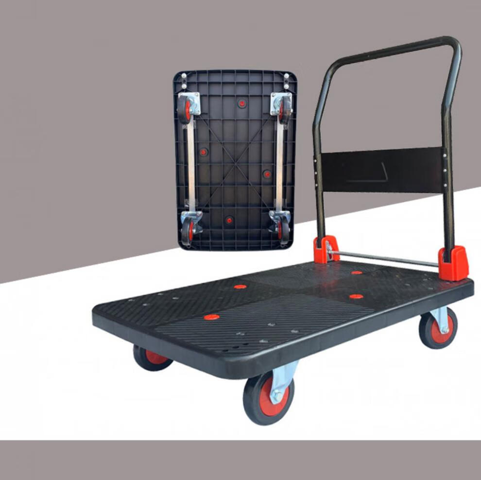 小推车拉货手推车折叠平板车低噪推车货搬运车拖车拉货车载重王迷你版