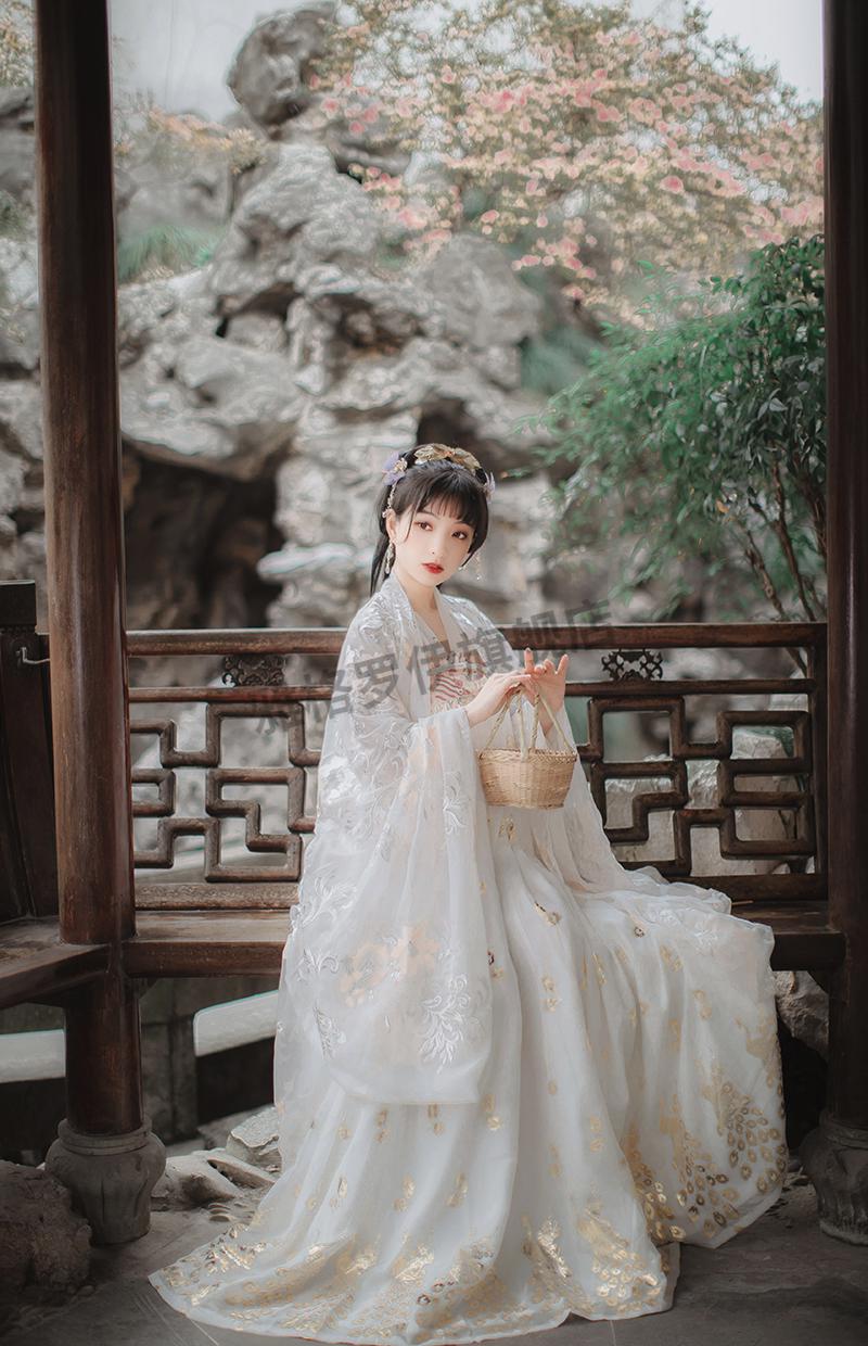 汉服成人女夏季汉服女中国风改良古装唐制齐胸齐腰襦裙全套超仙气飘逸