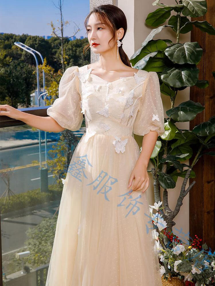 十八成人礼服岁18女生成年礼公司年会衣服装声乐艺考礼服女气质轻奢