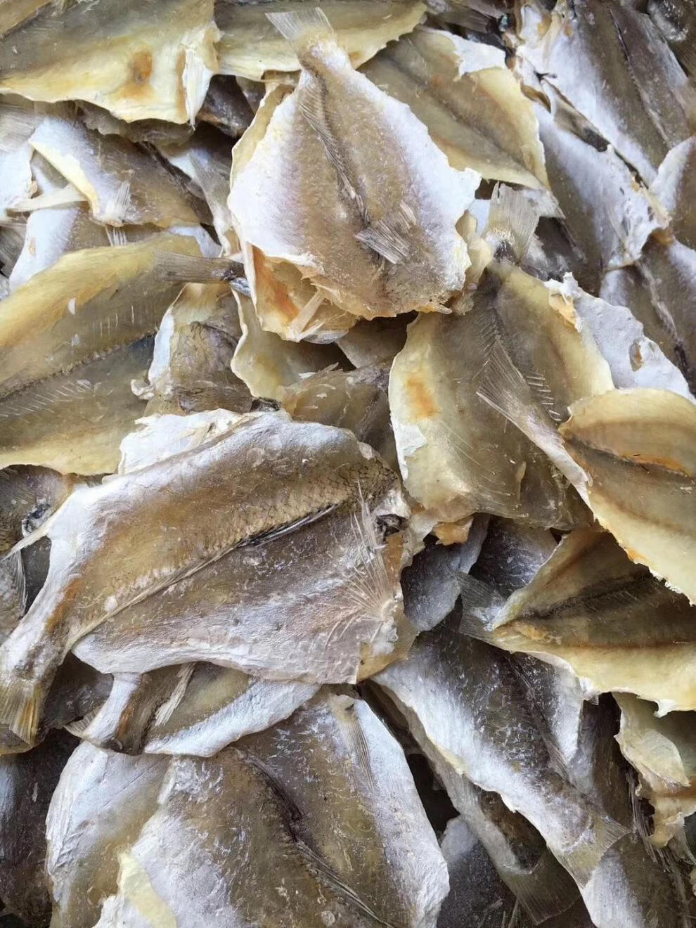 【】多味鱼干微甜500g烤鱼片烧烤店专用白黄花鱼片金黄线鱼250g 特